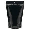 thumbnail image 1 of 50 Pack Black 6" x 9.5" Stand Up Food Pouch Ziplock Mylar Smell Proof Bags, 1 of 4