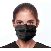 50 Pack Black Face Mask 4-fold Soft and Comfortable High Breathability