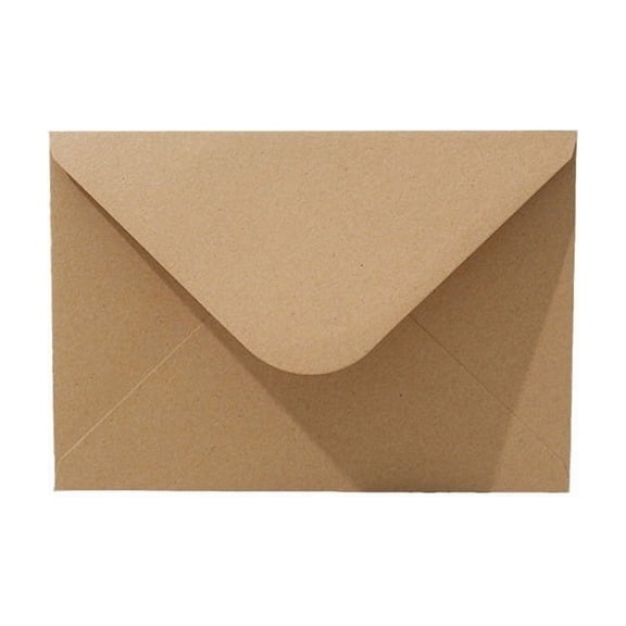 50-Piece Envelopes 4.33 x 6.3 inches  Perfect for DIY Greeting Cards, Thank You Cards, Invitations, Craft Projects  Self-Adhesive Seal, brown