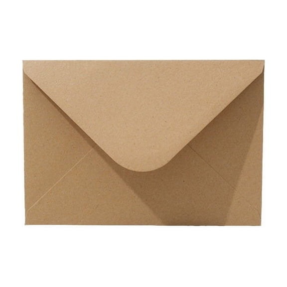 50-Piece Envelopes 5.12 x 7.5 inches  Perfect for DIY Greeting Cards, Thank You Cards, Invitations, Craft Projects  Self-Adhesive Seal,brown