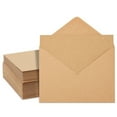 thumbnail image 1 of Best Paper Greetings Blank A7 Note Cards & Envelopes Set - Kraft Paper Stationery & Blank Cards and Envelopes - DIY Paper Crafting Supplies & Letter Writing Stationery - 5x7 In, 50-Pack, Brown Kraft, 1 of 10
