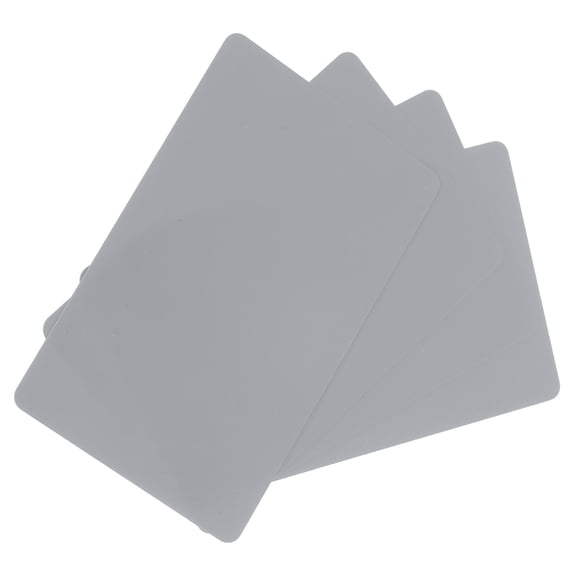 50 Pack Blank Cards 15mil ID Cards Blank Credit Cards Gray