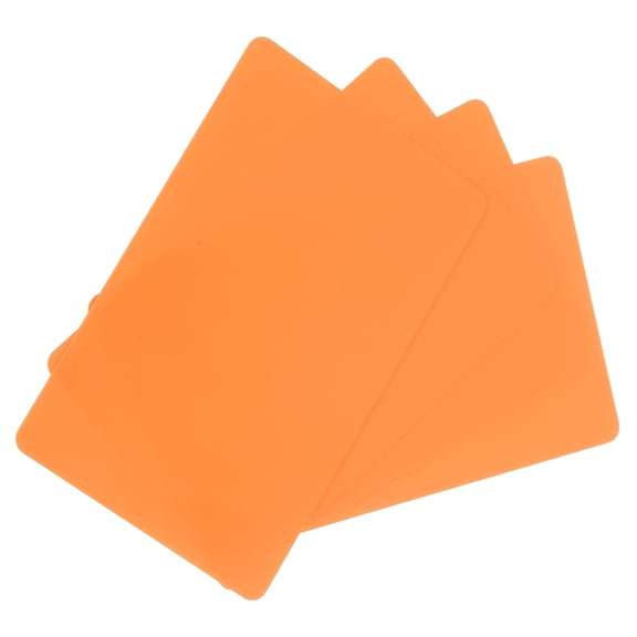 50 Pack Blank Cards 20mil ID Cards Blank Credit Cards Orange