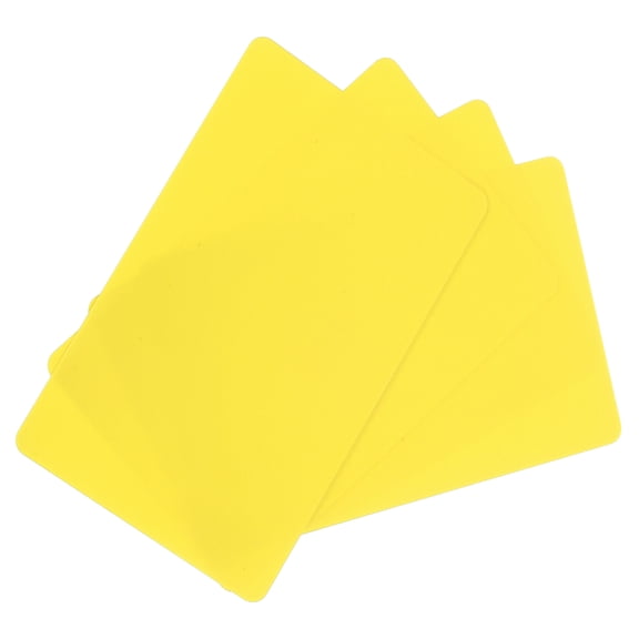 50 Pack Blank Cards 20mil ID Cards Blank Credit Cards Yellow