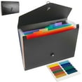 thumbnail image 1 of 50 Pack of Bulk Wholesale 7 Pocket Accordion File Folder Holder Organizers with Color Tabs for Letter Size Paper, Documents, Receipts, Students, Teachers and Office Administrators, 1 of 7