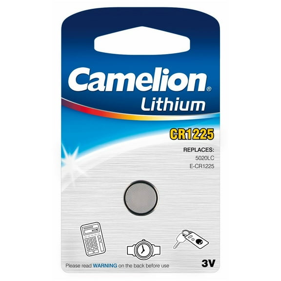 50-Pack CR1225 3 Volt Lithium Coin Cell Batteries