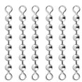 50Pack CatfishSpecialist Fishing Bead Chain Swivels RustResistant