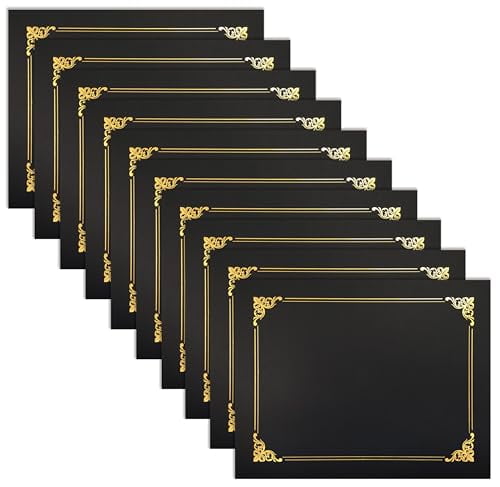 50 Pack Certificate Holders Diploma Holders Document Covers with Gold 50 Pack Certificate Holders Diploma Holders Document Covers with Gold