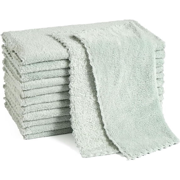 50 Pack Cleaning Cloth,Ultra Soft Absorbent Quick Drying Microfiber Cleaning rags,No scratches,Reusable,Washable,Lint Free Cleaning Towels for Kitchen,Window,Glass,car,11.8"×11.8",(Multicolor)