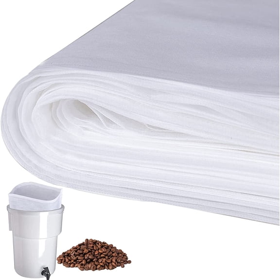 50 Pack Cold Brew Coffee Filters, 20" X Commercial Bags, Up To 5 LBS Coffee, Filter Bag, Gallon