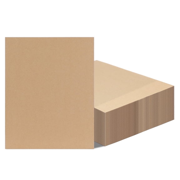 50-Pack Corrugated Cardboard Sheets 11x14 Inch Flat Packaging Inserts for Mailers & Shipping