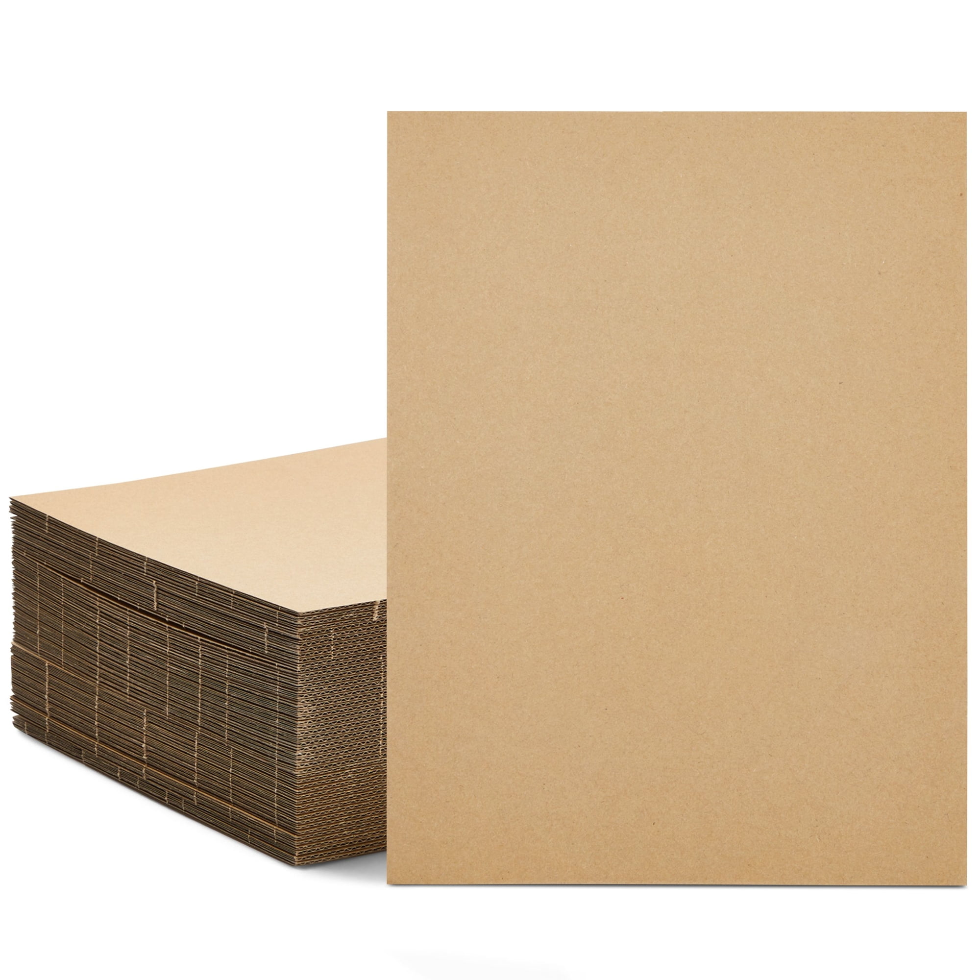 50-Pack of Corrugated Cardboard Sheets 9x12, Flat Card Boards, Packaging  Inserts for Shipping, Mailing, Arts and Crafts, DIY Projects, Packing