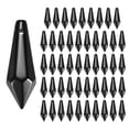 thumbnail image 1 of 50-Pack Crystal Icicle Prisms, 34mm/1.34 Inch Hanging Crystals Chandelier Prisms for Home/Windows/Garden/DIY[Black], 1 of 7