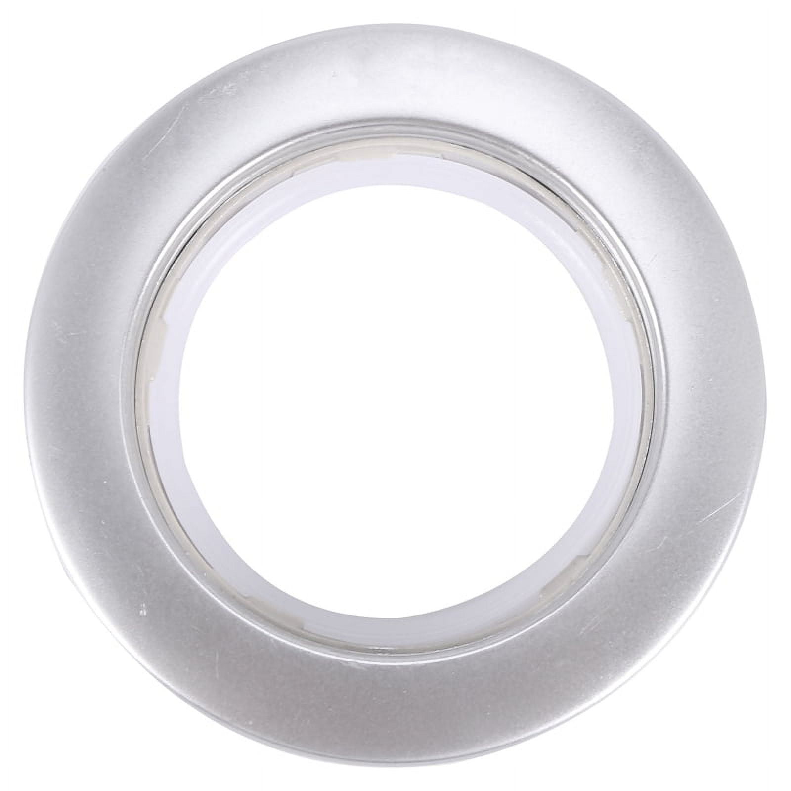 32 Pack Plastic Curtain Grommets - 40mm Silver Eyelet Rings For DIY Curtains