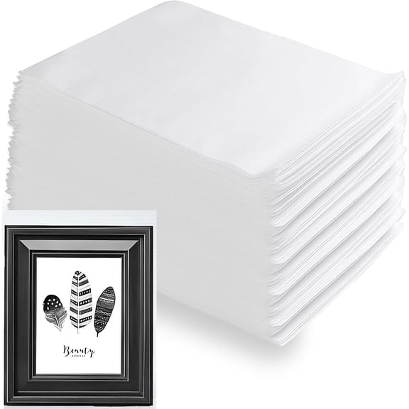50 Pack Cushion Foam Pouches and Sheets Moving Supplies, 14X18 inch Moving Foam Wrap Pouches, Packing Supplies for Storage and Shipping, Protect mug, Cup, Glasses, China, and Dishes(0.04" Thickness)