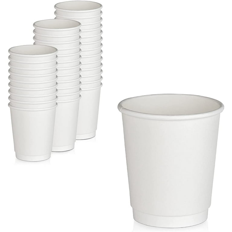 ez100 - White Paper Coffee Cups 8 oz. - 1000/Case 