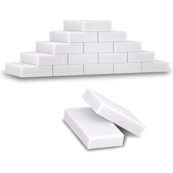 50 Pack Extra Thick Multi-Purpose Melamine Sponge,Magic Sponge Eraser,Household Extra Large Melamine Cleaning Pads No Scratches Cleaning Sponge,Floo,Bathroom,Kitchen