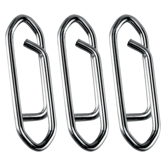 Small Power Clips 50 Pack Fishing Power Clips Stainless Steel Quick Change Fast Link ...