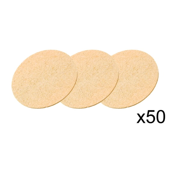 50-Pack Foam Textured Paint Paper Absorbent Sponge Eraser for Artists, High Absorbency Watercolor Blending Tool, Reusable Art Supplies for Corrections and Cleaning