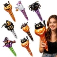 thumbnail image 1 of 50 Pack Halloween Inflatable Balloon Wands 23 X 10 Inch Halloween Party Favors for Students Inflatable Halloween Decorations for Halloween Trick Or Treat Events, 1 of 7