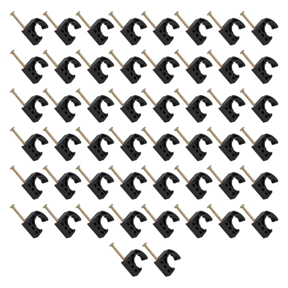 50 Pack J Hook Fasteners For Metal PVC And Ducts Measure Clamps Wear Resistant Design