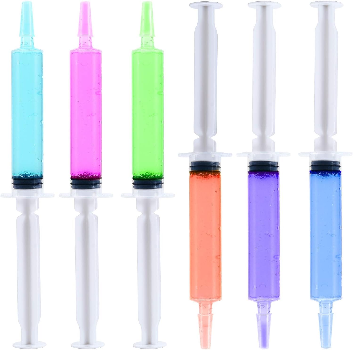 50 Pack Jelly Shot Syringes, 1.5 OZ Capacity Plastic Glasses, Durable Syringes with Lid, Perfect for Halloween, Thanksgiving, Christmas