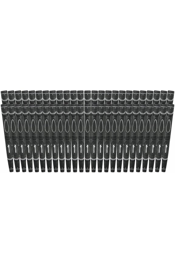 50 Pack Karma Black Dual Touch Midsize Putter Grip