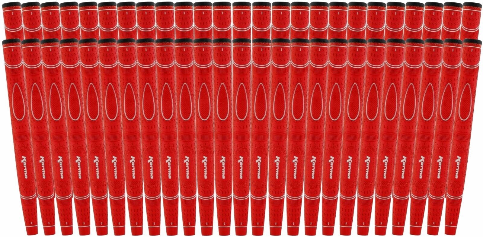 50 Pack Karma Red Dual Touch Midsize Putter Grip