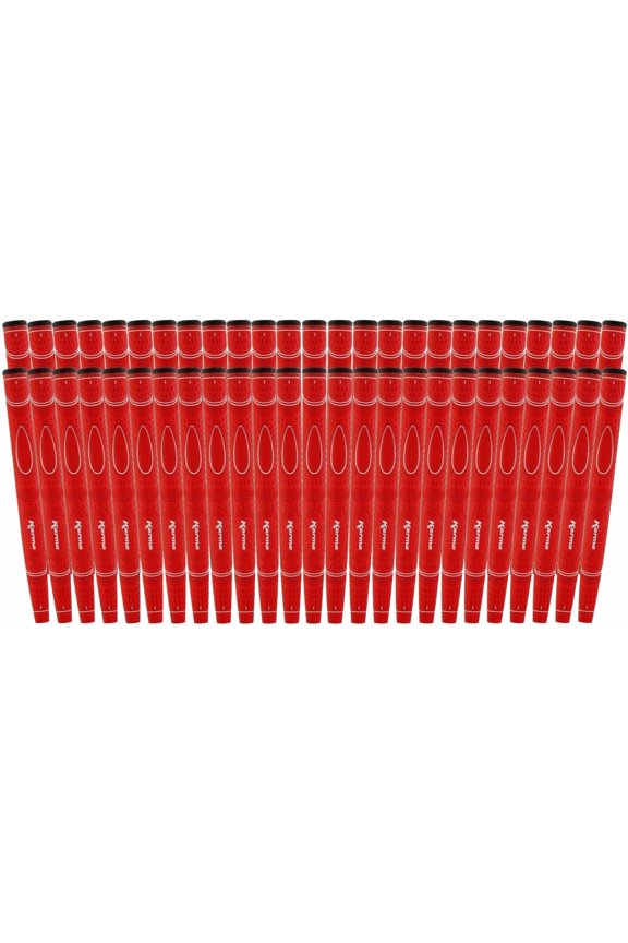 50 Pack Karma Red Dual Touch Midsize Putter Grip