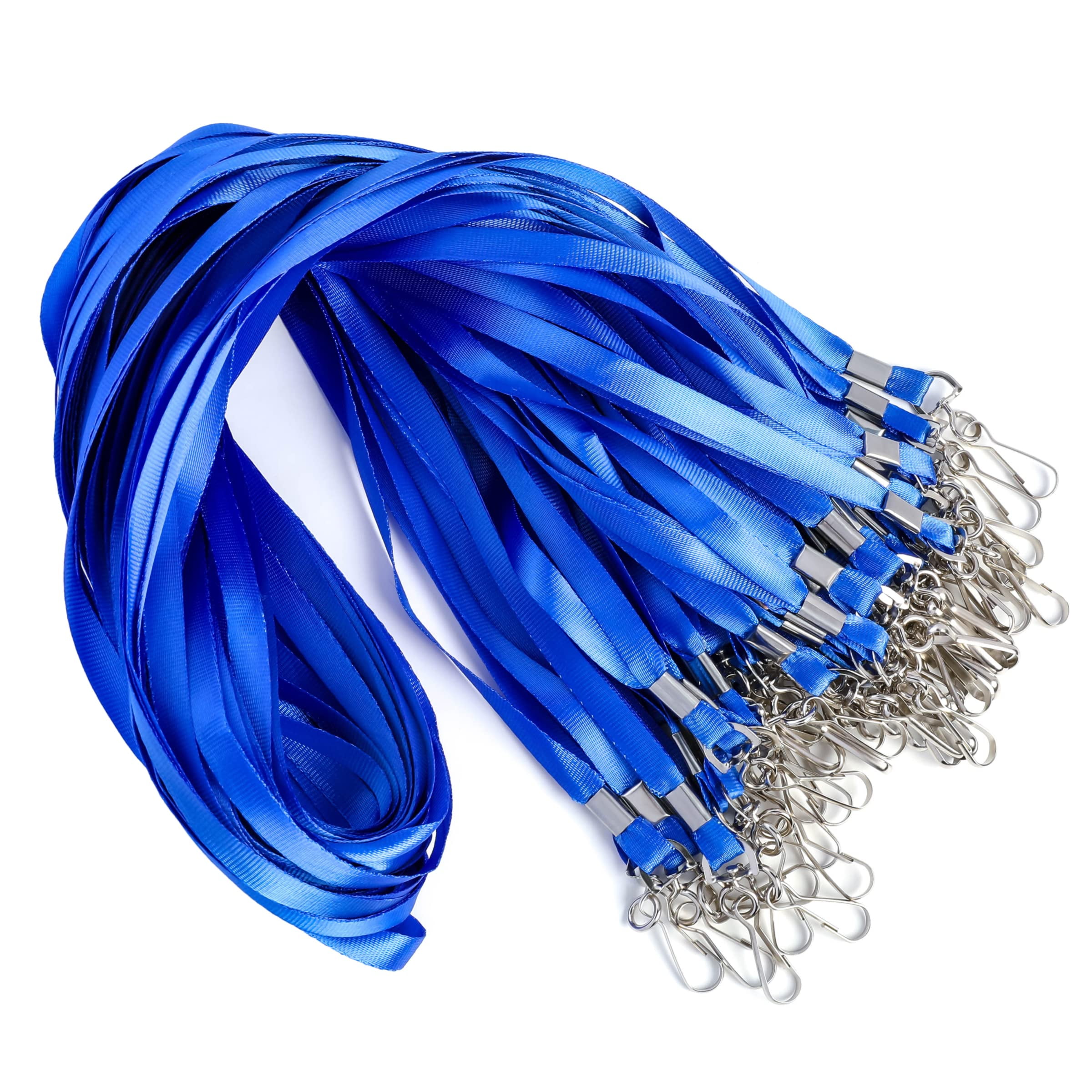 50 Pack Lanyards For Id Badges Safety Badge Lanyard 36" With Swivel Hook