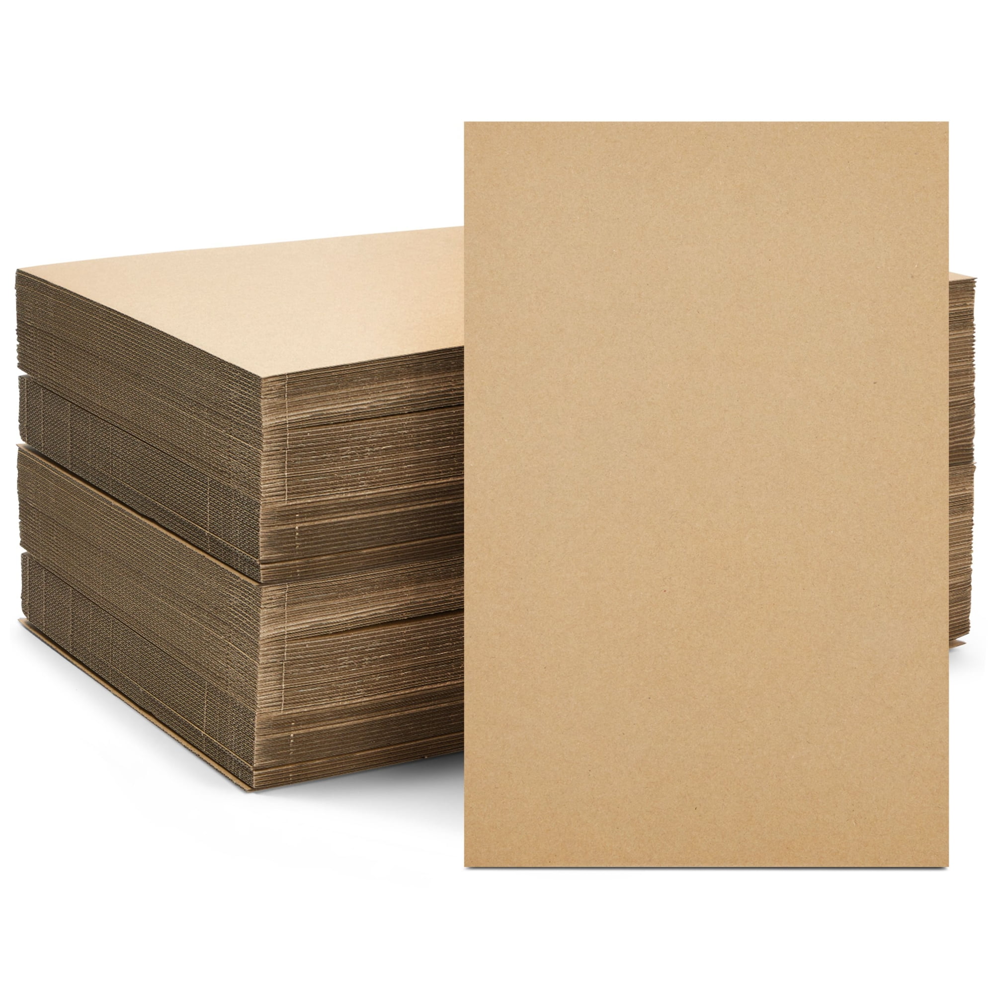 50-Pack Large Corrugated Cardboard Sheets, 11x17-Inch Flat Packaging  Inserts Pads for Mailers, Shipping, Packing, Mailing, Arts and Crafts, DIY