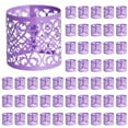thumbnail image 1 of 50 Pack Laser Cut Foil Napkin Rings – Adhesive Disposable Napkin Wraps for Banquet, Party, Wedding, Table Decoration & Catering Events, 1 of 3