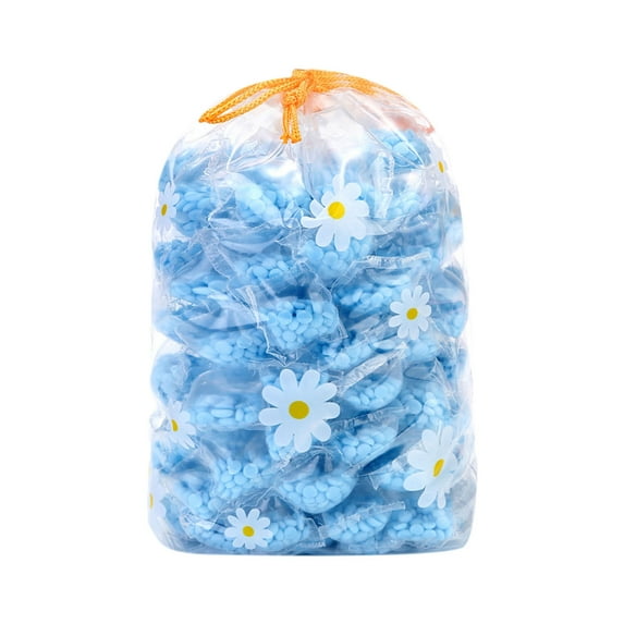 50-Pack Laundry Scent Booster Beads for Washing Machine, Water-Soluble Fragrance Pearls for Clothes and Towels with Long-Lasting Freshness(Blue)