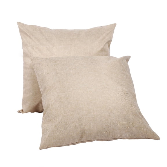 50 Pack Linen 3D Sublimation Pillow Case Blanks 17.7in x 17.7in Throw Pillow Covers with Invisible Zippers