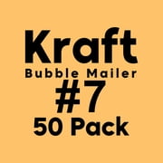 Mailerview Kraft Bubble Mailers 14.25x20, Self Seal Padded Envelopes #7, 50 Pack Bulk