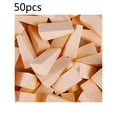 thumbnail image 1 of 50-Pack Makeup Applicator Wedges & Beauty Sponges - Reusable Blending Sponge for Foundation & Liquid Makeup - Beige, 1 of 4