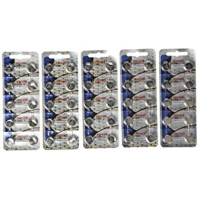 50 Pack Maxell LR44 AG13 357 button cell battery "NEW HOLOGRAM PACKAGE