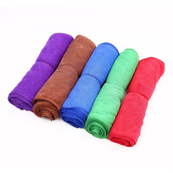 50 Pack Microfiber Cleaning Towel 30*30cm Kitchen Dish Car Wash Polishing