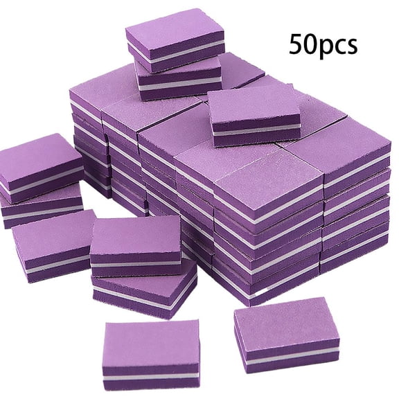 50 Pack Mini Nail Files,Portable Emery Boards for Manicure Pedicure
