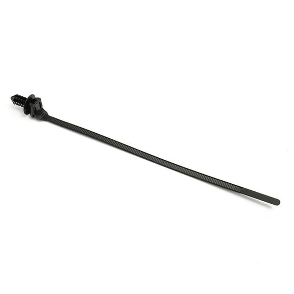 50 Pack Nylon Cable Ties for Car Pipe Wire Management, Black Zip Straps