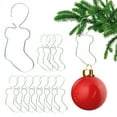 thumbnail image 1 of 50 Pack Ornament Hooks, Christmas Ornament Hooks Ornaments Hangers Hooks for Christmas Ornaments Metal Wire Ornaments Hooks Anchors for Xmas Tree Decorations Hanging, Silver, 1 of 5