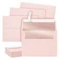 thumbnail image 1 of Best Paper Greetings Rose Gold Foil Wedding Invitation Envelopes - A7, 5.25 x 7.25 In, Pink, 50 Pack - Rose Gold A7 Envelopes for Bridal Shower & Thank You Notes, 1 of 9