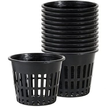 Koba 4.5 Inch Green Round Nursery Pots | Heavy-Duty Plastic | African Violet Azalea | 1.25 Pint | Made In USA