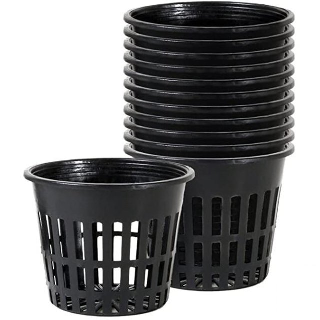 Koba 4.5 Inch Green Round Nursery Pots | Heavy-Duty Plastic | African Violet Azalea | 1.25 Pint | Made In USA