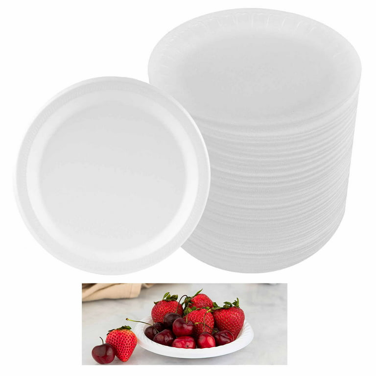 Round Foam Plate 10 Inch Buy One Get One Free 25 Pieces x 2 Packets