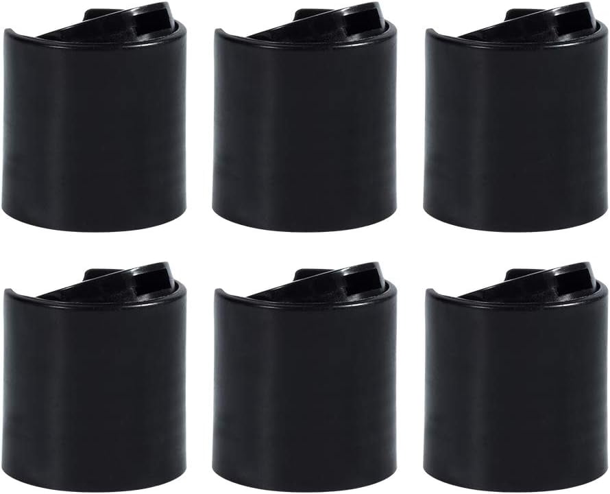 50 Pack Press Disc Caps 24/410 Black Dispensing Press Cap Bottle ...