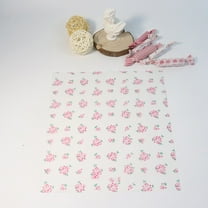 50-Pack Printed Food Wrapping Paper, Grease-Resistant Sheets for Pastries, Sandwiches, Burgers