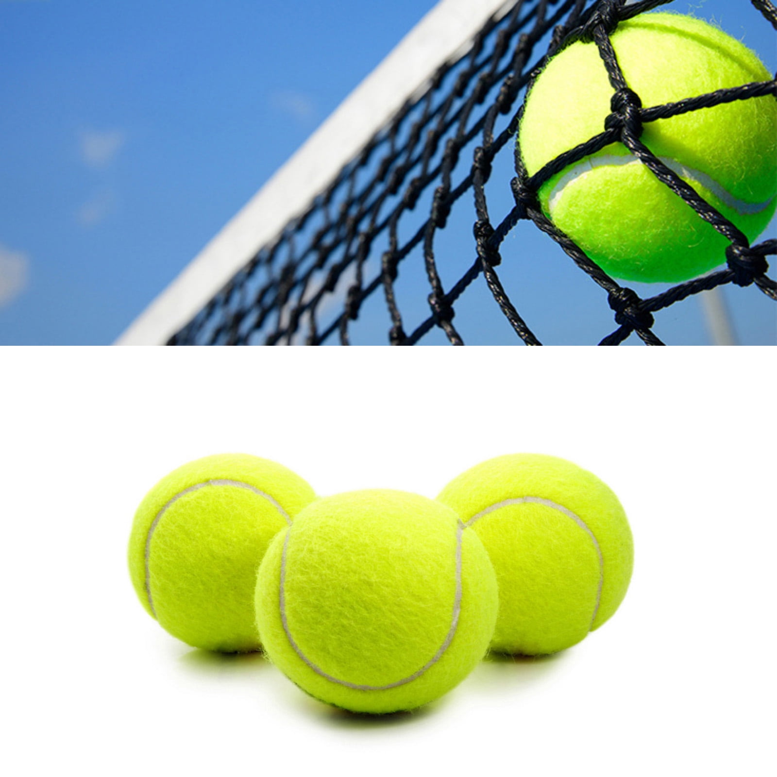 50 Pack Quality Pressurized Tennis Balls Bulk, High Altitude Bounce 1.35m and More Durable