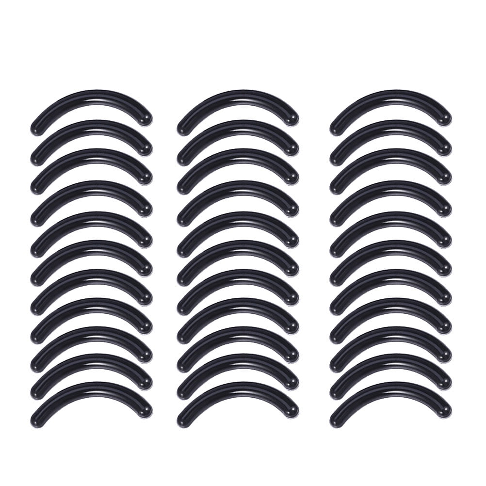 Homemaxs 50-Pack Refill Pads for Eyelash Curler - Washable Silica Gel Cushions