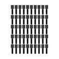 thumbnail image 1 of 50-Pack Self-Adhesive Under Desk Cable Management Straps, Reusable Hook and Loop Cord Organizers, Black/Grey/White for Charging Cables, Appliance Wires & Office Desks, 1 of 6